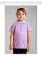 Unisex Lila Color Cotton Polo Collar School Tee