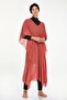 One Pareo Kaftan over Swimsuit Lına 6039 Cinnamon - 5