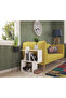 Versatile Asymmetrical Side Table  White Colour for Modern Spaces