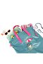 Turquoise Umbrella Pattern Waterproof Wet Dry, Dirty Clean, Beach Pool Functional Bag - 3