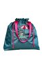 Turquoise Umbrella Pattern Waterproof Wet Dry, Dirty Clean, Beach Pool Functional Bag - 5