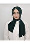 Women's Hijab Drawstring Ready-To-Wear Shawl Emerald