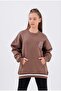 Li̇mi̇ Girls' Long-Sleeved Hooded Sweatshirt