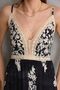 Women's Floral Patterned Thin Strap Knitted Detailed Summer Dress - 3