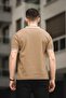Fabre Honeycomb Pattern Zippered College Collar Men's Tshirt - 3