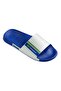Slide Brasil Men's White Blue Slippers - 3