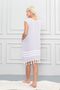 Pamulu Peshtemal Beach Dress, Hand Embroidered Special Design, Thin Fabric - Light Lilac - 7