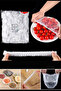 100 Pieces of Food Preservation and Storage Caps, Freshness Preserving Pot and Plate Caps, Multi-Purpose Camping Picnic