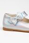 Doria Girl Soft Sole Silver Hologram Ballerinas - 4