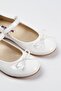 Isola Girls' Soft-Soled White Patent Leather Ballet Flats Ab2012-01 - 4