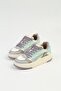 ®| IMPORTED Women's White Lilac Sneakers BNI-10000 - 5