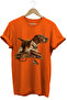 Hunter Hunting Themed Flare Gun Labrador Retriever Setter Pointer Printed 100% Cotton Regular Fit T-Shirt
