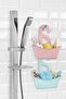 Green Plastic Soap Dish and Bathroom Basket Organizer - Hanging Washcloth Container - 2