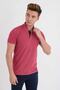 Men's Rose Polo Collar Lycra T-shirt - 3