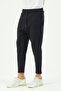 Men's Loose Cut Straight Leg Sweatpants 785 Navy Blue - 7