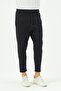 Men's Loose Cut Straight Leg Sweatpants 785 Navy Blue - 8