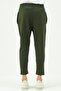 Men's Loose Cut Straight Leg Sweatpants 785 Khaki - 7