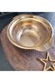 Gold stainless steel pasta-rice strainer 25 cm - 4