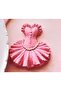 8.5cm Ballerina Outfit Dress Silicone Mold K-323, Scented Stone Soap Plaster Candle Mold - 5