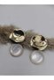 Special Series Oval Plate Vintage Earrings - 2