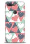 General Mobile Gm 9 Pro Case Hd Printed Case - Heart Heart + Full Screen Protector