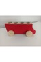 Wooden Toy Blue Color 4-Person Car - 3
