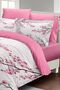 King Size Cherry Blossom 3D Cotton Satin Double Duvet Cover Set 220X240Cm - 3