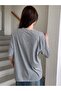 Women's Gray Holiday 1961 Printed Oversize T-shirt - 6