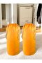 Xxlarge 104x62cm Orange Drawstring 2-piece Storage Bag Set - Carrying Bag and Quilt Pillow Laundry Storage Bag