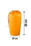 Orange Drawstring Bag Set of 2 Xlarge 86X62 Cm-Carrying Bag - Quilt Pillow Laundry Storage Bag - 2