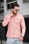 Yx 16176 Double Pocket Covered Snap Fastener Lycra Men's Jeans Shirt - 3