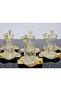 ODIN TEA SET FOR 6 PEOPLE, 18 PIECES WITH TEA SPOONS, JAPANESE ROSE WITH METAL PLATE - 3