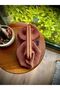 Women's Handmade Brick Color Scholarship Bag - 5