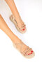 Beige Women's Sandals - Model 17850 - 4
