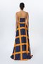Patterned Long Evening Dress - 6