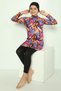 Girl's Full Covered Swimsuit Girl's Long Sleeve Swimsuit Tights Swimwear - 8