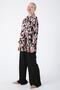 23ds50176al0 Patterned Viscose Women's Tunic with Scarf Collar