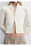 Short cardigan with zipper - 6