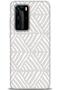 Huawei P40 Pro Case Hd Printed Case - Gray Mosaic- Mrc