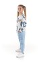 Girl's Heart Printed Trendy Tracksuit Set Cotton Seasonal Ak2504 - 7