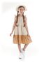 Kids Girl's Summer Dress with Buttoned Hat Ak2516 - 4
