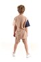 Boy's Wuffle Capri Suit - Sleeve Garnished, Cotton, Ak2526 - 8