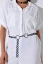 Pinkmark Black Ring Chain Belt - Pmkm25672 - 3