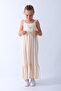 Girls' Embroidered Sleeveless Long Dress - 3