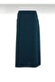 Crepe Bell Skirt Navy Blue - 2