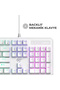 Gamenote KB870L RGB Backlit Gaming Mekanik Klavye Blue Switch - Beyaz - 3