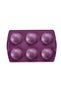 Silicone 6-Piece Round Mold Purple - 2
