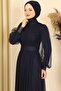 Sükse Evening Dress Navy Blue - Design - Fsc2079 - 2