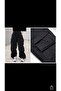 Y2k Extreme Loose Fit Cargo Pocket Waist Leg Elastic Bggy Pants - 3