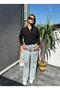 002317   Casual Poplin Women's Crop Shirt - Long Sleeve, -250